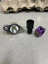 Load image into Gallery viewer, 2JZ Oil Pan Drain Clamshell Flange