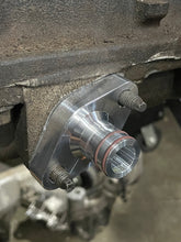 Load image into Gallery viewer, 2JZ Oil Pan Drain Clamshell Flange