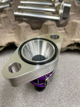 Load image into Gallery viewer, 2JZ Oil Pan Drain Clamshell Flange