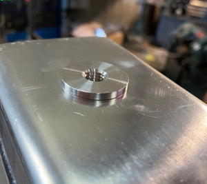 3/8 Aluminum Flush Mount Weld Bung - 4 PACK