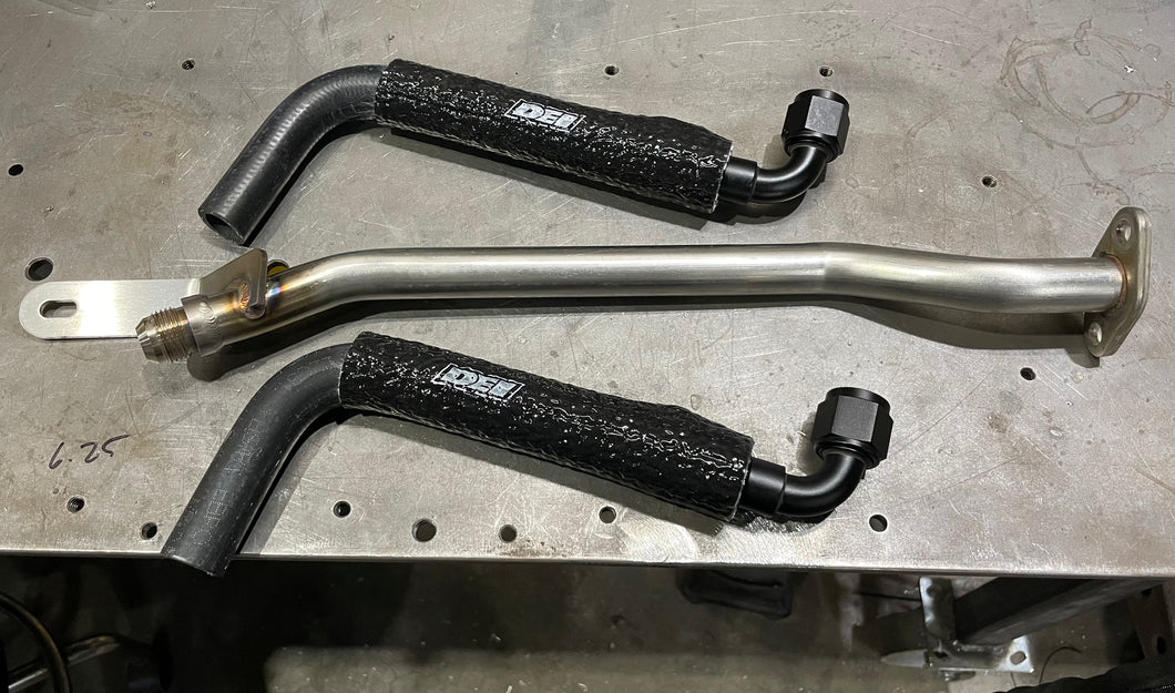 2JZ Single Turbo Water Bypass Heater Pipe