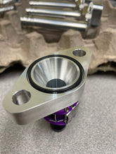 Load image into Gallery viewer, 2JZ Oil Pan Drain Clamshell Flange
